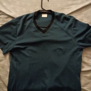 Men's Blue V-Neck Star Trek Shirt By Volante Design